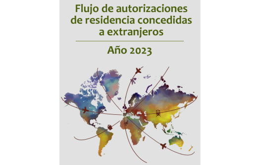 Flujo de autorizaciones de residencia concedidas a extranjeros. Año 2023