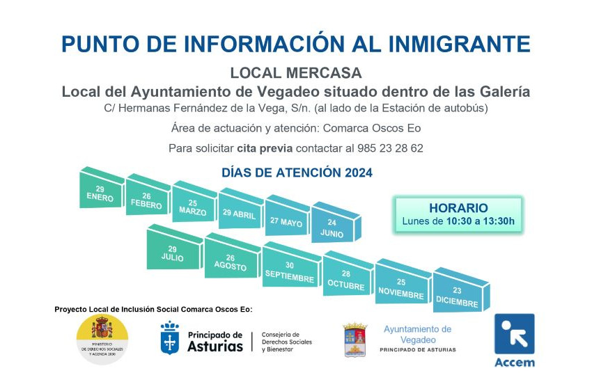 Punto de Información al Inmigrante en Vegadeo